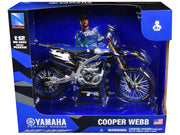 Yamaha YZ450F Motorcycle #2 Cooper Webb "Yamaha Factory Racing" 1/12 Diecast Model by New Ray image 3