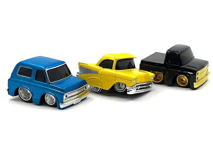 "Lowriders" Series 2 Chevrolet Triple Pack Set of 3 Cars Diecast Model Cars by CarTuned image 2