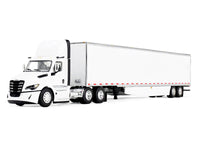 DCP First Gear Freightliner fifth generation Cascadia day cab white 53 foot Utility trailer 1:64 60-2001, product image 2