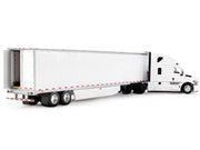 Freightliner Fifth Generation Cascadia Raised Roof Sleeper & 53' Utility Trailer with Skirts White 1/64 Diecast Model by DCP/First Gear image 5