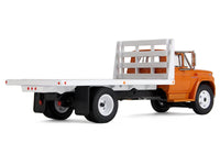 GMC 4000 Flatbed Truck Omaha Orange 1/64 Diecast Model by DCP/First Gear image 4