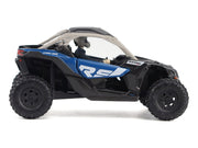 Can-Am Maverick X3 X RS Turbo RR Intense Blue and Chalk Gray with Driver Figure 1/32 Diecast Model by BRP Models image 2