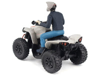 Can-Am Renegade X XC 1000R ATV Chalk Gray with Driver Figure 1/32 Diecast Model by BRP Models image 2