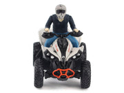 Can-Am Renegade X XC 1000R ATV Chalk Gray with Driver Figure 1/32 Diecast Model by BRP Models image 3