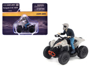 Can-Am Renegade X XC 1000R ATV Chalk Gray with Driver Figure 1/32 Diecast Model by BRP Models image 4