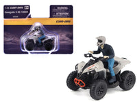 Can-Am Renegade X XC 1000R ATV Chalk Gray with Driver Figure 1/32 Diecast Model by BRP Models image 4