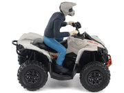 Can-Am Renegade X XC 1000R ATV Chalk Gray with Driver Figure 1/32 Diecast Model by BRP Models image 5