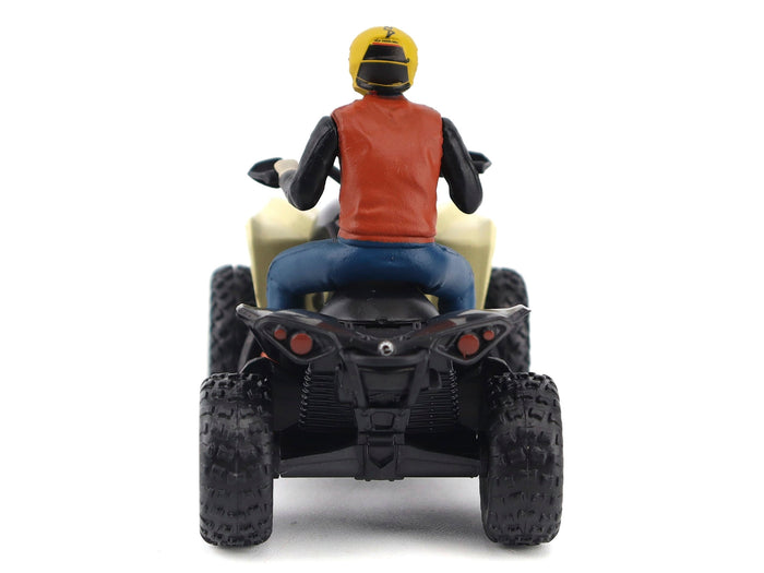 Can-Am Renegade X XC 1000R ATV Desert Tan with Driver Figure 1/32 Diecast Model by BRP Models