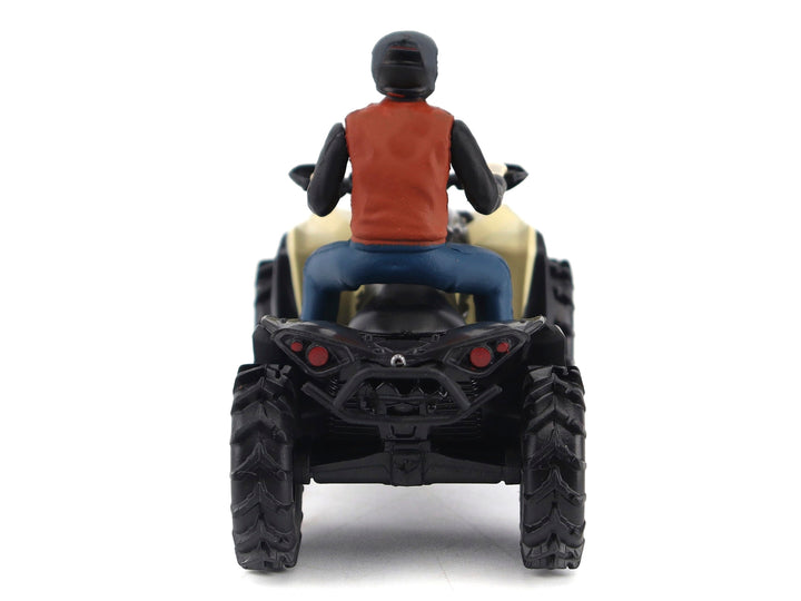 Can-Am Renegade X MR 1000R ATV Desert Tan with Driver Figure 1/32 Diecast Model by BRP Models image 2