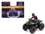 Can-Am Renegade X MR 1000R ATV Desert Tan with Driver Figure 1/32 Diecast Model by BRP Models image 5
