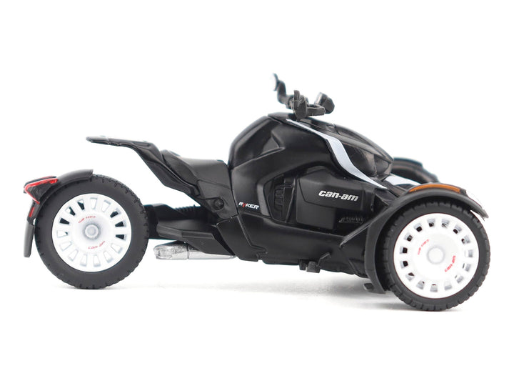 Can-Am Ryker Rally 3-Wheel Motorcycle Ghost Black 1/32 Diecast Model by BRP Models image 2