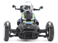 Can-Am Ryker Rally 3-Wheel Motorcycle Galactic Blue and Black 1/32 Diecast Model by BRP Models image 4