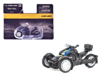 Can-Am Ryker Rally 3-Wheel Motorcycle Galactic Blue and Black 1/32 Diecast Model by BRP Models image 5