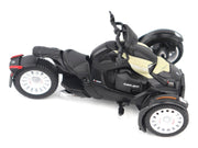 Can-Am Ryker Rally 3-Wheel Motorcycle Sand Storm and Black 1/32 Diecast Model by BRP Models image 2