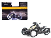 Can-Am Ryker Rally 3-Wheel Motorcycle Sand Storm and Black 1/32 Diecast Model by BRP Models image 5