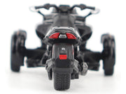 Can-Am Spyder F3 3-Wheel Motorcycle Steel Black Metallic 1/32 Diecast Model by BRP Models image 3
