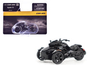 Can-Am Spyder F3 3-Wheel Motorcycle Steel Black Metallic 1/32 Diecast Model by BRP Models image 4