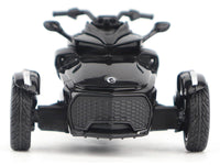 Can-Am Spyder F3 3-Wheel Motorcycle Steel Black Metallic 1/32 Diecast Model by BRP Models image 5