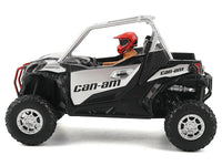 Can-Am Maverick Sport XXC 1000R Silver Metallic and Black with Driver Figure 1/32 Diecast Model by BRP Models image 2