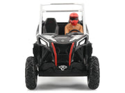 Can-Am Maverick Sport XXC 1000R Silver Metallic and Black with Driver Figure 1/32 Diecast Model by BRP Models image 5