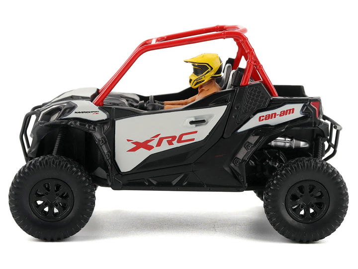 Can-Am Maverick Sport XRC 1000R Red and Gray with Driver Figure 1/32 Diecast Model by BRP Models image 2