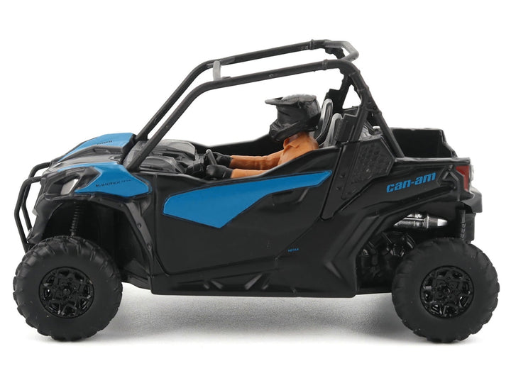 Can-Am Maverick Trail DPS 1000 Blue and Black with Driver Figure 1/32 Diecast Model by BRP Models image 2