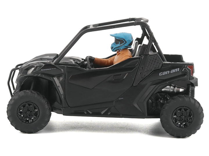 Can-Am Maverick Trail DPS 1000 Matt Black with Driver Figure 1/32 Diecast Model by BRP Models image 2