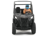 Can-Am Maverick Trail DPS 1000 Matt Black with Driver Figure 1/32 Diecast Model by BRP Models image 4
