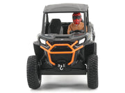 Can-Am Commander XT-P 1000R Gray and Orange with Driver Figure 1/32 Diecast Model by BRP Models image 4