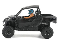 Can-Am Commander XT 1000R Matt Black with Driver Figure 1/32 Diecast Model by BRP Models image 2