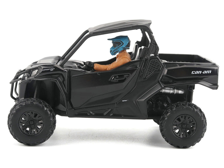 Can-Am Commander XT 1000R Matt Black with Driver Figure 1/32 Diecast Model by BRP Models image 2