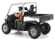 Can-Am Defender XMR Silver Metallic and Black with Driver Figure 1/32 Diecast Model by BRP Models image 3