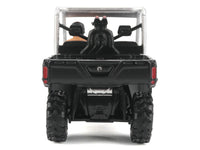 Can-Am Defender XMR Silver Metallic and Black with Driver Figure 1/32 Diecast Model by BRP Models image 4