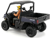 Can-Am Defender XT HD9 Navy Blue and Black with Driver Figure 1/32 Diecast Model by BRP Models image 3