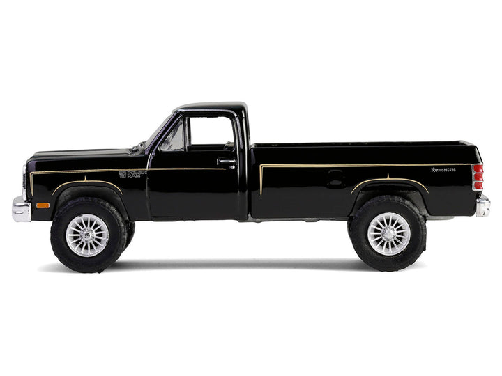 1981 Dodge Power Ram Prospector Pickup Truck Black "The A-Team" (1983-1987) TV Series "Hollywood Series" Release #43 1/64 Diecast Model Car by Greenlight image 2