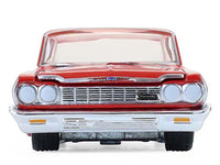 GreenLight 1964 Chevrolet Biscayne Lowrider silver metallic red two tone California Lowriders 1:64 63080B, view 4