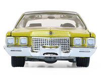 1971 Cadillac Sedan Deville Lowrider Gold Metallic with Black Top "California Lowriders" Series 7 1/64 Diecast Model Car by Greenlight image 4