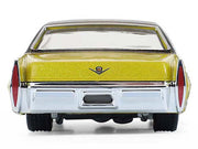 1971 Cadillac Sedan Deville Lowrider Gold Metallic with Black Top "California Lowriders" Series 7 1/64 Diecast Model Car by Greenlight image 5
