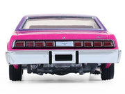 1975 Ford Thunderbird Lowrider Pink Metallic with Purple Top and Graphics with Purple Interior "California Lowriders" Series 7 1/64 Diecast Model Car by Greenlight image 4