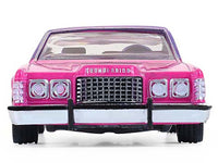 1975 Ford Thunderbird Lowrider Pink Metallic with Purple Top and Graphics with Purple Interior "California Lowriders" Series 7 1/64 Diecast Model Car by Greenlight image 5
