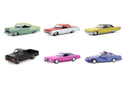 "California Lowriders" Series 7 Set of 6 pieces 1/64 Diecast Model Cars by Greenlight image 2