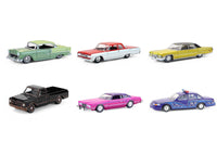 "California Lowriders" Series 7 Set of 6 pieces 1/64 Diecast Model Cars by Greenlight image 2