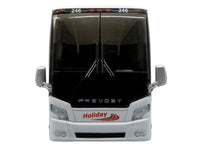 Prevost H3-45 Coach Bus "Holiday Tours - 2024 IMG Operator of the Year" White with Graphics Limited Edition 1/64 Diecast Model by Iconic Replicas image 4