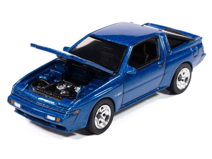 1988 Chrysler Conquest TSi Bright Blue Metallic "Modern Muscle" Series 1/64 Diecast Model Car by Auto World image 2
