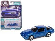 1988 Chrysler Conquest TSi Bright Blue Metallic "Modern Muscle" Series 1/64 Diecast Model Car by Auto World image 3