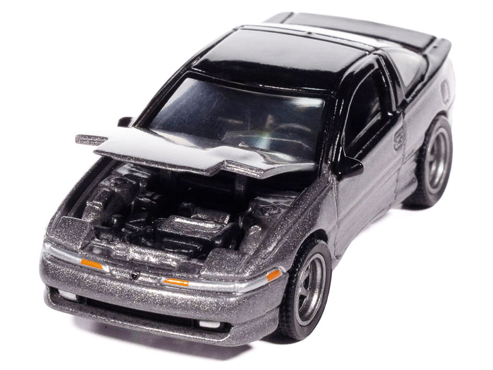 1991 Eagle Talon TSi Medium Quartz Metallic with Black Top "Modern Muscle" Series 1/64 Diecast Model Car by Auto World image 2