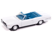 1968 Dodge Coronet 500 Convertible White with Blue Interior "Vintage Muscle" Series 1/64 Diecast Model Car by Auto World image 2