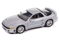 1993 Mitsubishi 3000GT VR-4 Zurich White Silver Metallic "Import Legends" Series 1/64 Diecast Model Car by Auto World image 2
