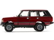 Land Rover Range Rover Classic LSE RHD (Right Hand Drive) Red with Sunroof with Extra Wheels 1/64 Diecast Model Car by BM Creations image 2