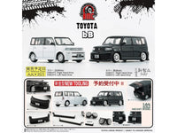 Toyota bB 2000 Van Black with Extra Accessories 1/64 Diecast Model Car by BM Creations image 3